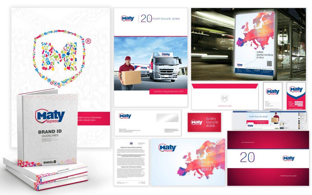 Maty Express - rebranding și design